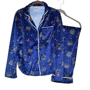 McDonalds 2022 Dream Order Limited Edition Pajama Set S/M Galaxy Crushed Velvet